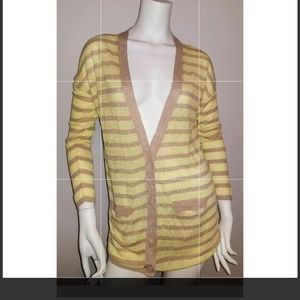 Victoria's Secret Light Cardigan Sweater Yellow
